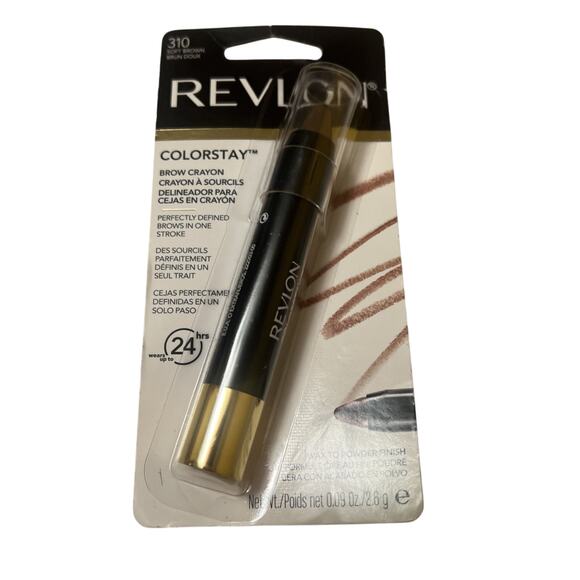 Revlon Colorstay Brow Crayon Soft Brown #310 Definition New Sealed Discontinued - Picture 1 of 2